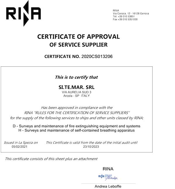 Rina - Registro Navale Italiano
